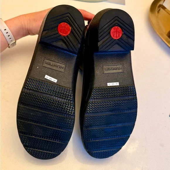 Hunter Original Refined Mixed Finish Waterproof Rain Boot (Women) - Picture 4 of 5